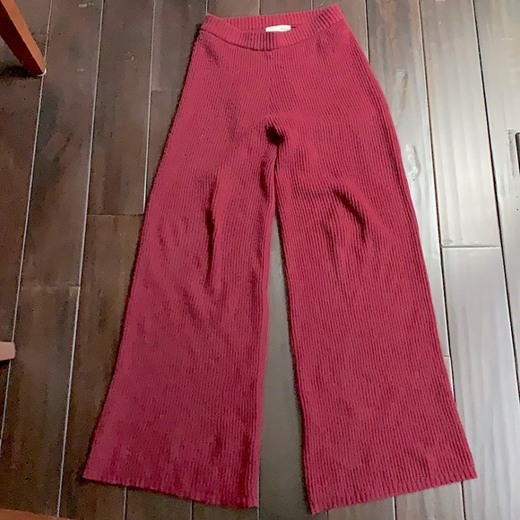 Anthropologie Pants - Anthropologie Knit Wide Leg Pants Make an offer!